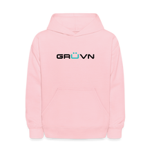 Load image into Gallery viewer, GRÜVN  Kids' Hoodie - Black & Blue Logo (6 colors) - pink