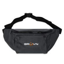 Load image into Gallery viewer, GRÜVN Large Crossbody Hip Bag - White and Orange Logo (3 colors) - charcoal gray