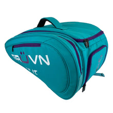 Load image into Gallery viewer, GRUVN Court backpack pickleball bag racquet bag teal blue purple
