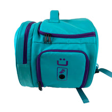 Load image into Gallery viewer, GRUVN Court backpack pickleball bag racquet bag teal blue purple
