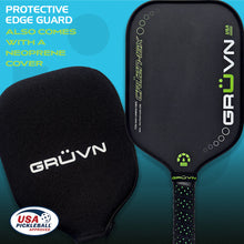 Load image into Gallery viewer, GRUVN CRUZN-16X pickleball paddle carbon fiber green