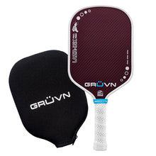 Load image into Gallery viewer, GRUVN LAZR-16X Full Foam pickleball paddle elongated Kevlar-carbon fiber red