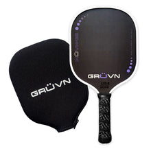 Load image into Gallery viewer, GRUVN MUVN-13S thermoformed carbon fiber pickleball paddle 13mm standard shape purple