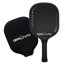 Load image into Gallery viewer, GRUVN MUVN-16S thermoformed carbon fiber pickleball paddle standard shape 16mm core mint green