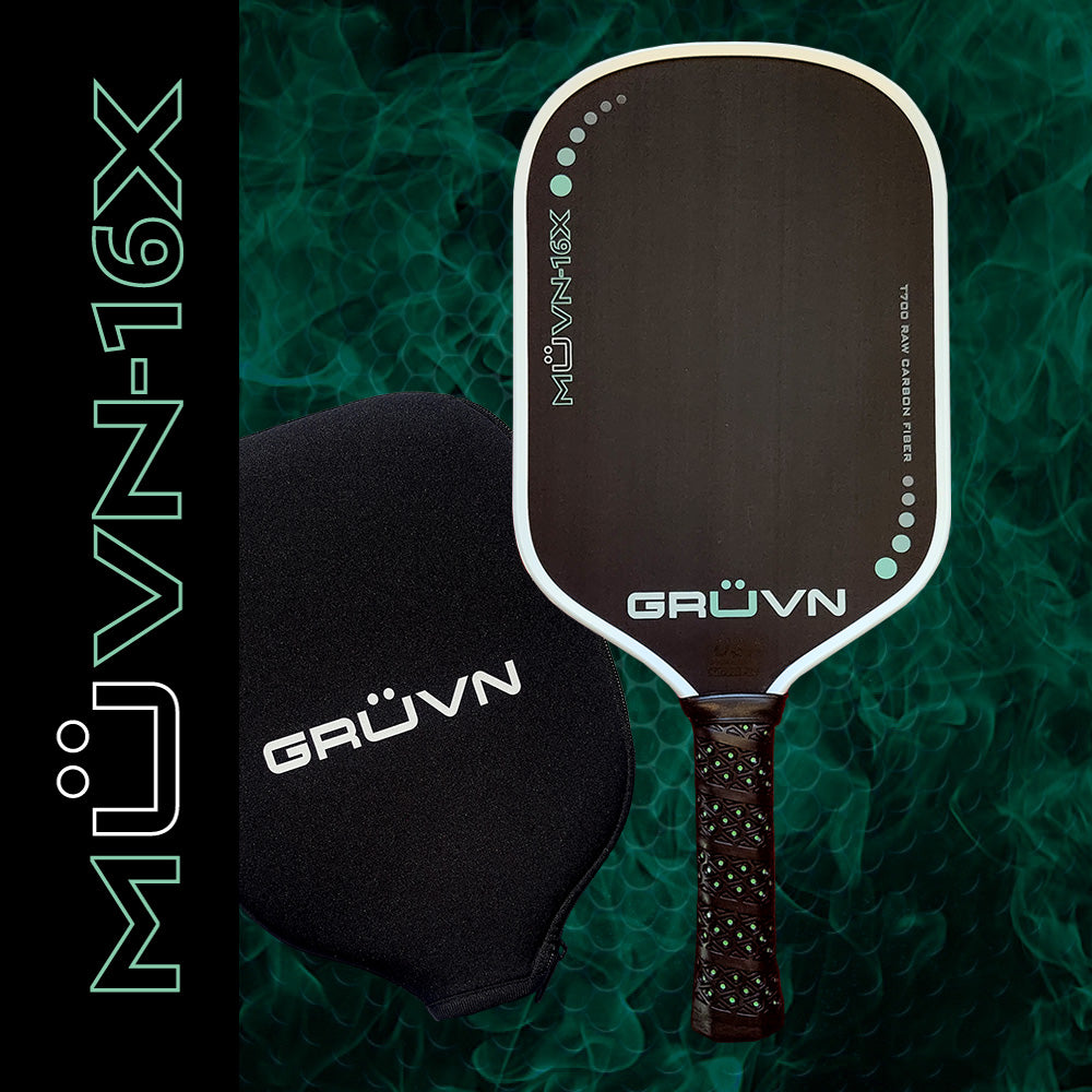 http://gruvn.co/cdn/shop/files/GRUVN-MUVN-16X-thermoformed-pickleball-paddle-carbon-fiber-mint-white-edge-guard-fire-bkgd-straight-ahead-1000px-2.jpg?v=1688188884