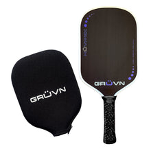 Load image into Gallery viewer, GRUVN Thermoformed pickleball paddle MUVN-16X purple carbon fiber 
