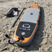 Load image into Gallery viewer, GRUVN  Inflatable Paddle Board Package SUP 11' All Around Paddle Board Wood Design Round Nose  iSUP