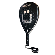 Load image into Gallery viewer, GRÜVN GREAT BUSTARD 1.0 18K Diamond Padel Racket - Chrome Smile