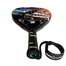 Load image into Gallery viewer, GRUVN Padel Racket Diamond Shape 18K Carbon Fiber Pop Tennis Racket Great Bustard 1.0 18K Shadow