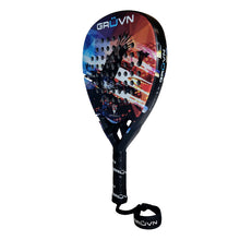Load image into Gallery viewer, GRUVN Padel Racket Diamond Shape 18K Carbon Fiber Pop Tennis Racket Great Bustard 1.0 18K Shadow