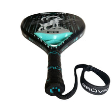 Load image into Gallery viewer, GRUVN Padel Racket Teardrop Shape 12K Carbon Fiber Pop Tennis Racket IBEX 1.0 12K Chockstone