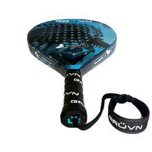Load image into Gallery viewer, GRÜVN Padel Racket Carbon Pop Tennis Racket WALLCREEPER 1.0 Carbon Blue Myth