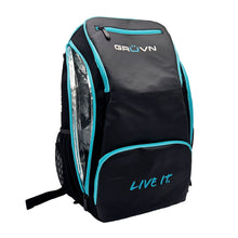 Load image into Gallery viewer, GRUVN Pickleball Bag Small Court Backpack With Fence Hook Shoe Compartment Racquet Padel Bag- Black