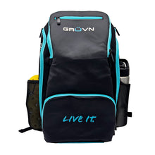 Load image into Gallery viewer, GRUVN Pickleball Bag Small Court Backpack With Fence Hook Shoe Compartment Racquet Padel Bag- Black