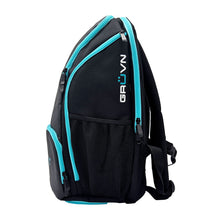 Load image into Gallery viewer, GRUVN Pickleball Bag Small Court Backpack With Fence Hook Shoe Compartment Racquet Padel Bag- Black