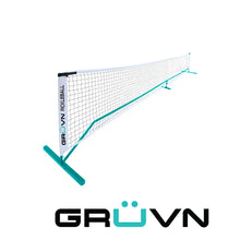 Load image into Gallery viewer, GRUVN portable pickleball net with bag blue
