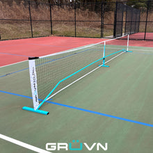 Load image into Gallery viewer, GRUVN portable pickleball net with bag blue 
