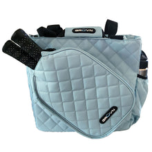 Load image into Gallery viewer, GRUVN pickleball tote bag women's racket racquet bag blue