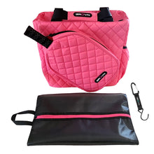 Load image into Gallery viewer, GRUVN pickleball tote bag women's racket racquet bag pink