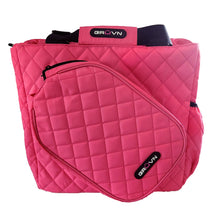 Load image into Gallery viewer, GRUVN pickleball tote bag women's racket racquet bag pink