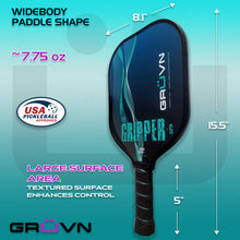 Load image into Gallery viewer, Pickleball Paddle Graphite USAPA Approved GRUVN Gripper-G 3D grip