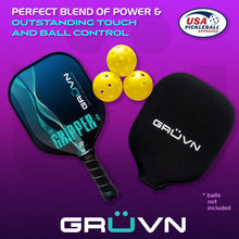 Load image into Gallery viewer, Pickleball Paddle Graphite USAPA Approved GRUVN Gripper-G 3D grip