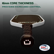 Load image into Gallery viewer, GRUVN MUVN-16X 16mm thermoformed pickleball paddle unibody 

