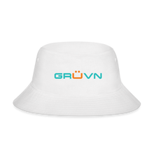 Load image into Gallery viewer, GRÜVN Bucket Hat - Teal Blue & Orange Logo (5 Colors) - white