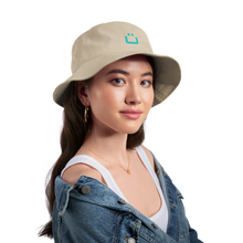 Load image into Gallery viewer, GRÜVN Bucket Hat - Teal Blue & Smile (5 Colors) - cream
