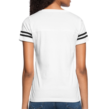 Load image into Gallery viewer, GRÜVN Women’s Vintage Sport T-Shirt - Dillon on back - white/black