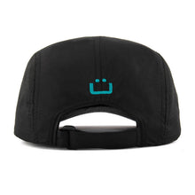 Load image into Gallery viewer, GRUVN 5 panel hat sport hat black
