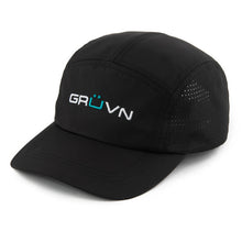 Load image into Gallery viewer, GRUVN 5 panel hat sport hat black