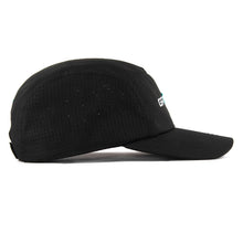 Load image into Gallery viewer, GRUVN 5 panel hat sport hat black
