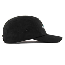 Load image into Gallery viewer, GRUVN 5 panel hat sport hat black