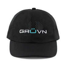 Load image into Gallery viewer, GRUVN hats dry fit performance hat black