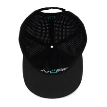 Load image into Gallery viewer, GRUVN hats dry fit performance hat black