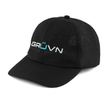 Load image into Gallery viewer, GRUVN hats dry fit performance hat black