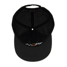 Load image into Gallery viewer, GRUVN sport hat running hat performance hat black