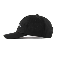 Load image into Gallery viewer, GRUVN sport hat running hat performance hat black