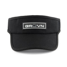 Load image into Gallery viewer, Black Visor GRUVN with patch for women and men