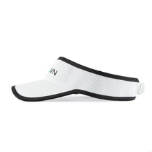 Load image into Gallery viewer, GRUVN visor for women and men white with black trim