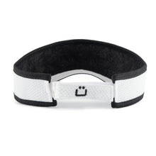 Load image into Gallery viewer, Visor GRUVN white with black trim for women and men