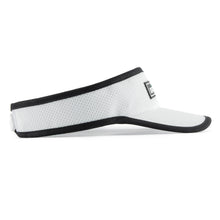 Load image into Gallery viewer, Visor GRUVN white with black trim for women and men