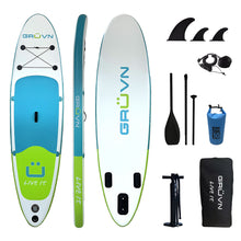 Load image into Gallery viewer, Inflatable Paddle Board Package 10&#39;6 x 33 All Around Round Nose  iSUP GRUVN 

