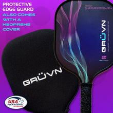 Load image into Gallery viewer, Pickleball paddles graphite 16mm edge guard GRUVN Launch-G16
