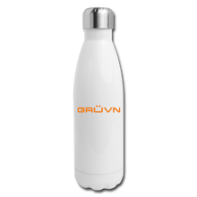 Load image into Gallery viewer, GRÜVN Insulated Stainless Steel Water Bottle - Orange (3 Styles) - white