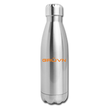 Load image into Gallery viewer, GRÜVN Insulated Stainless Steel Water Bottle - Orange (3 Styles) - silver