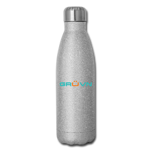 Load image into Gallery viewer, GRÜVN Insulated Stainless Steel Water Bottle - Blue & Orange (3 Styles) - silver glitter