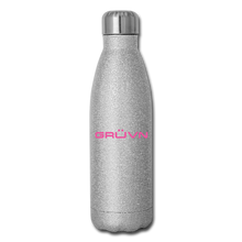 Load image into Gallery viewer, GRÜVN Insulated Stainless Steel Water Bottle - Pink (3 Styles) - silver glitter