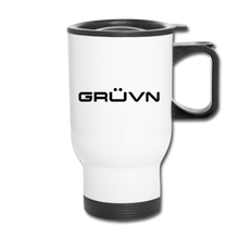 Load image into Gallery viewer, GRÜVN Travel Mug - Black - white